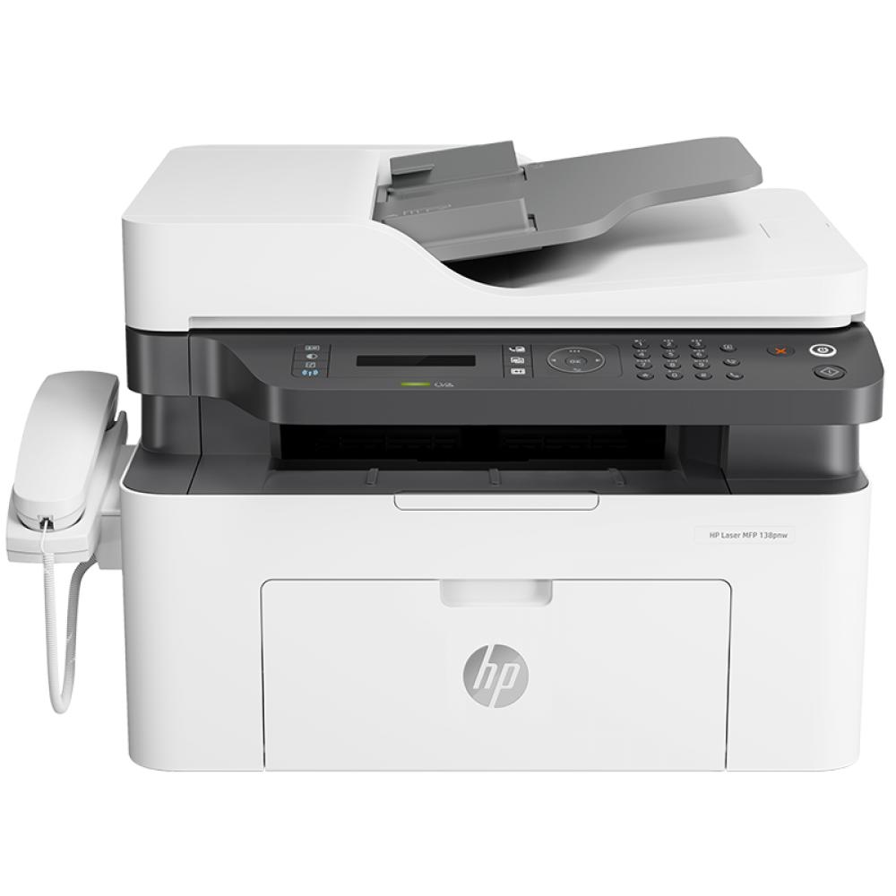 惠普 （HP） 138pnw 锐系列新品激光多功能一体机四合一打印复印扫描传真自动进稿器 1216nfh升级网络无线版 办公用品