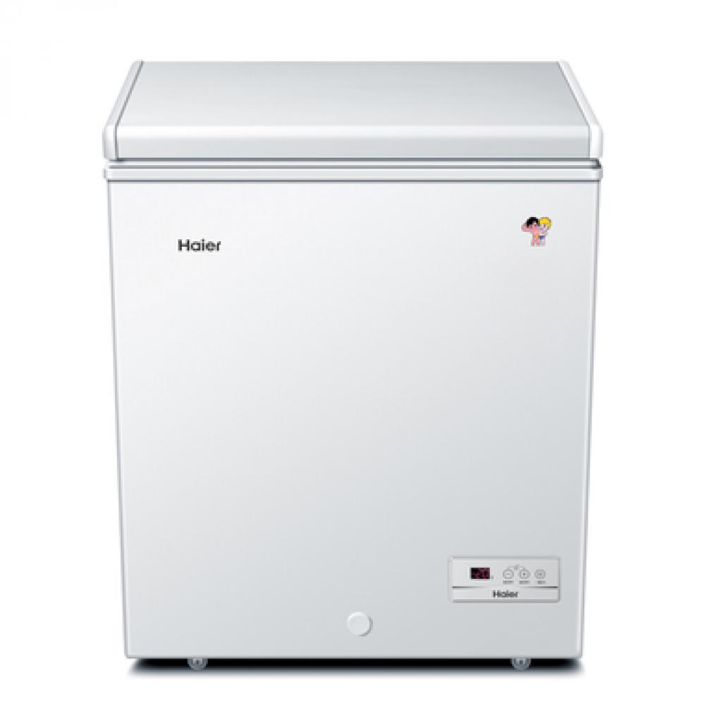 Haier/海尔 冷柜 BC/BD-143HEM 143升海尔家用冷柜电子温控强冻力减霜80% 小冰柜