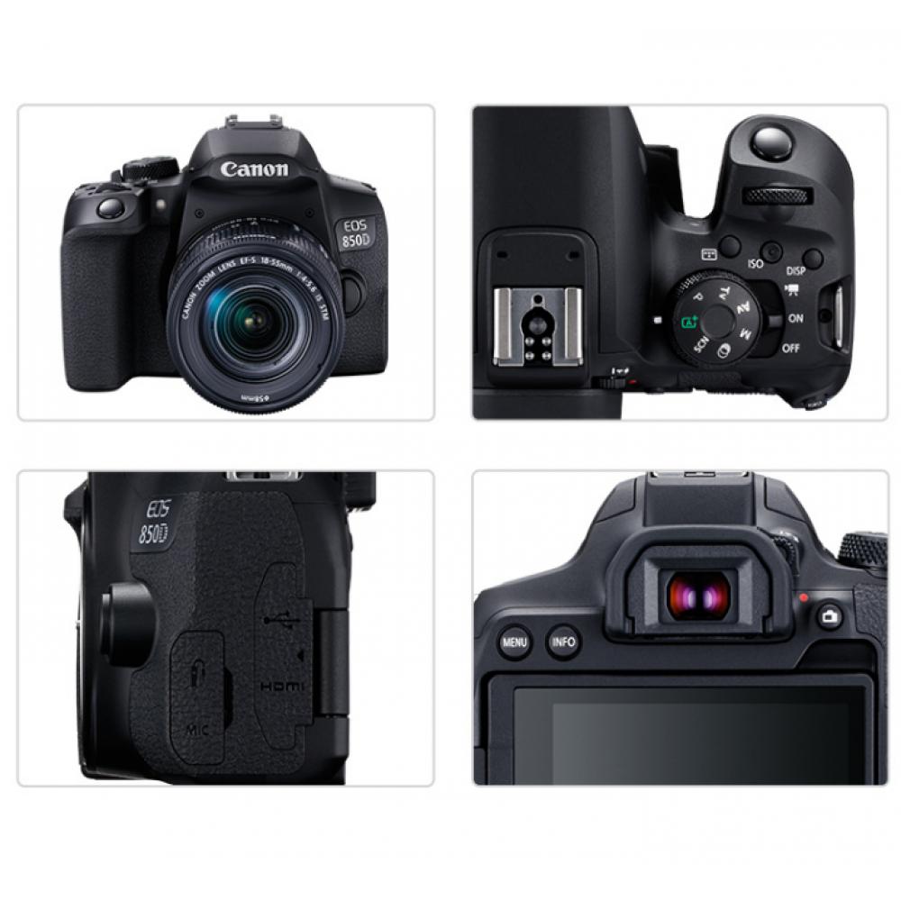 佳能（Canon） EOS 850D 新款单反相机 入门单反相机高清4K摄像 佳能850D+佳能（Canon） EF标准变焦镜头全画幅单反相机镜头 EF 24-105 IS STM
