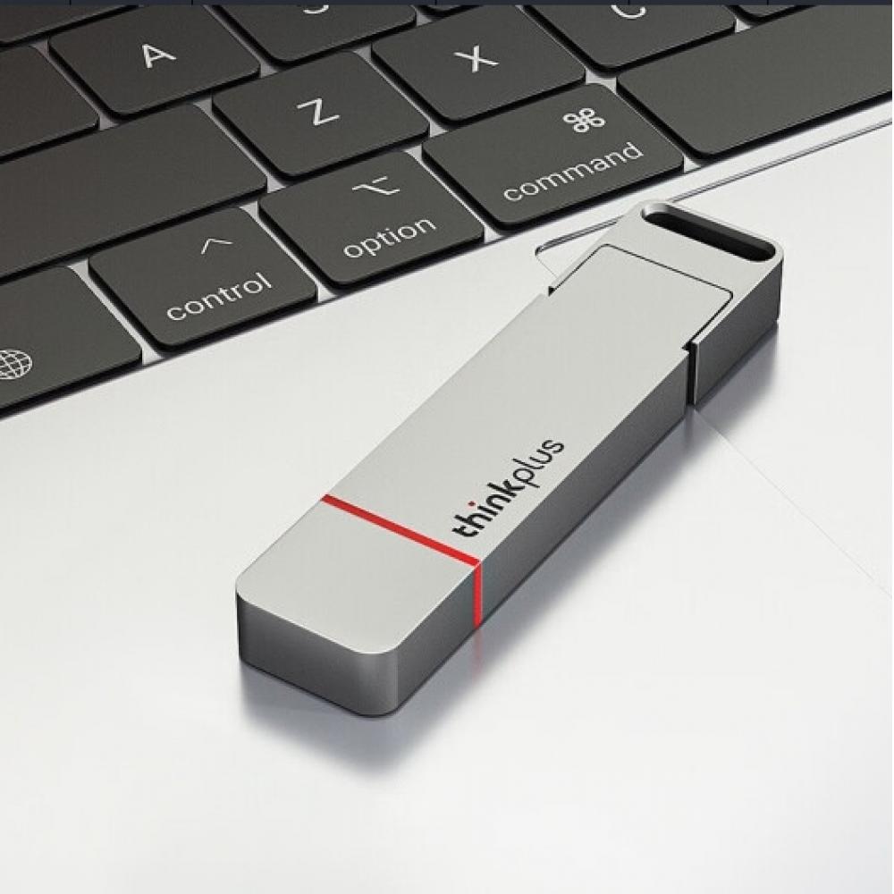 联想thinkplus移动固态U盘USB3.2/Type-C双接口高速传输安卓手机电脑两用金属U盘 TU200 Pro【512G】