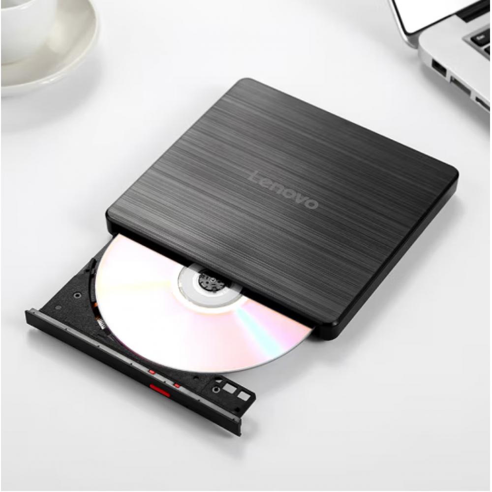 联想（Lenovo）8倍速 外置光驱 外置DVD刻录机 黑色GP70N