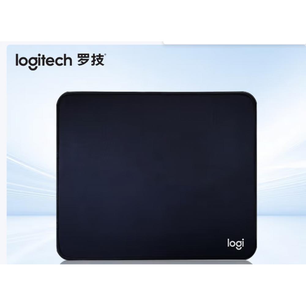 罗技黑色鼠标垫...